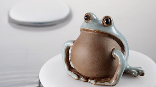Tea Frog A companion for your tea set