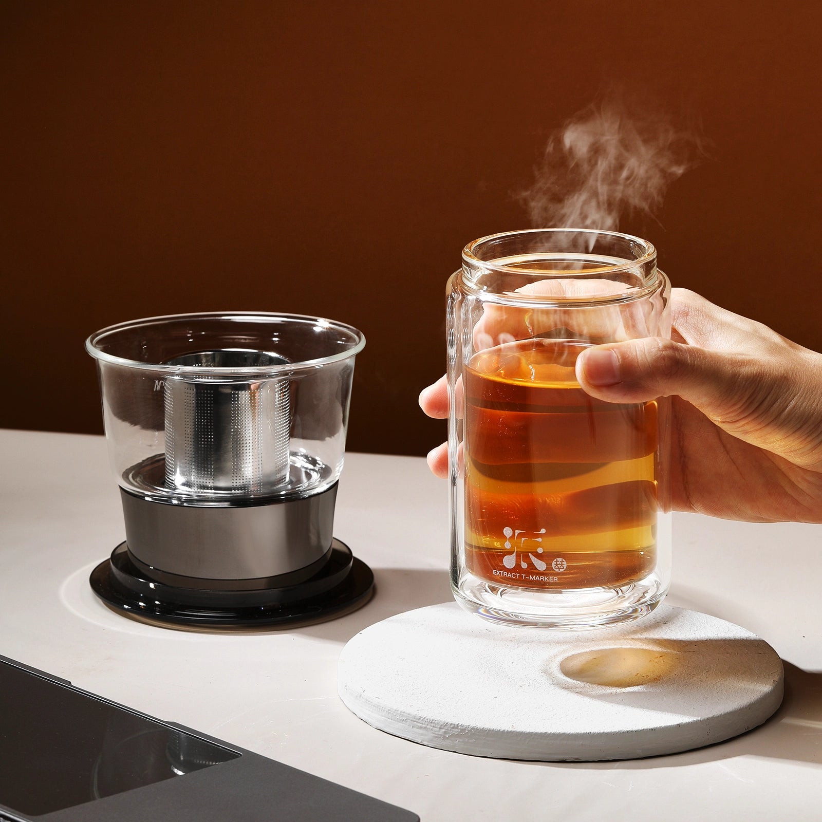 Double-Walled Tea & Coffee Maker with Precision Filter