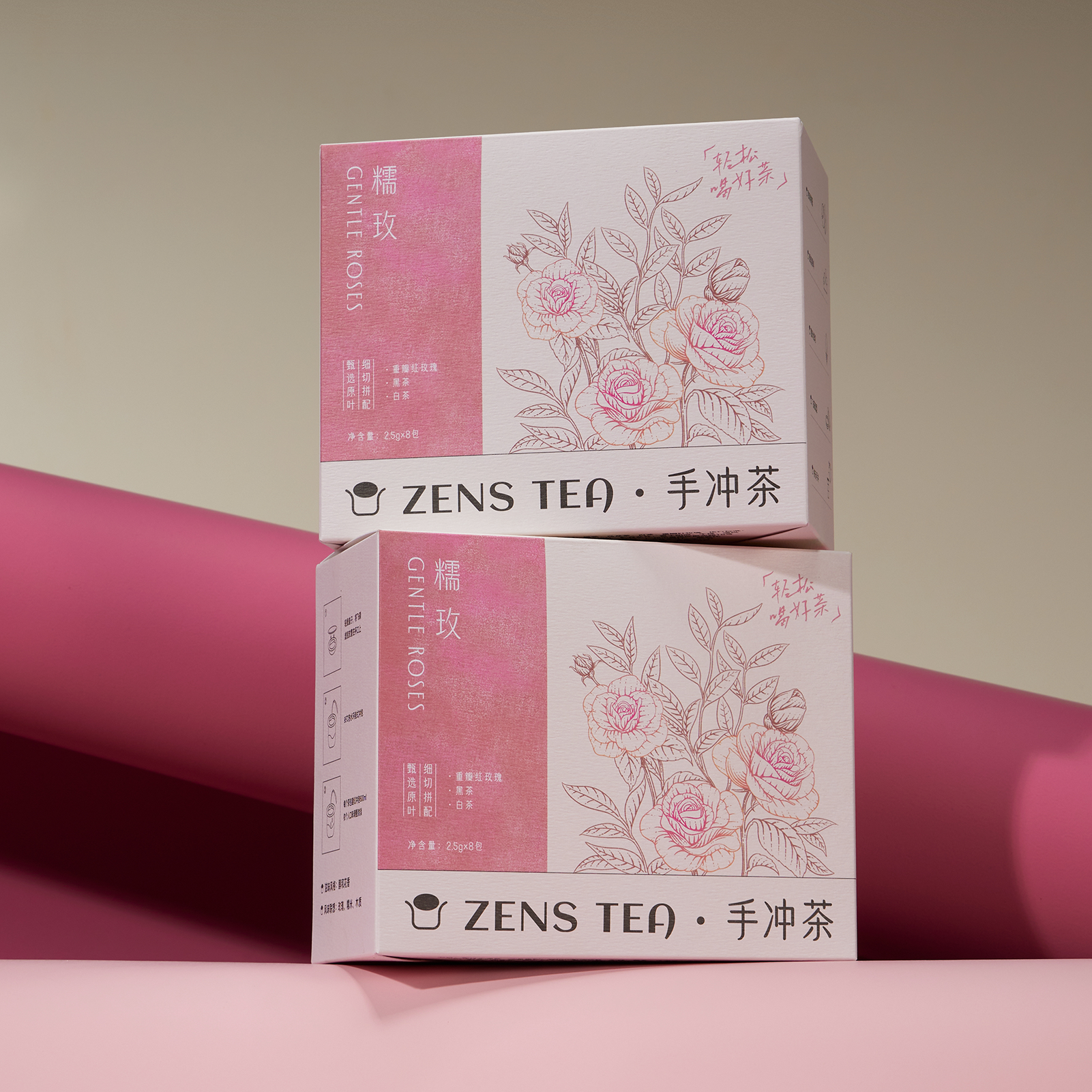 Floral Series Double-petaled Rose Hand-Brewed Tea 0.7 Oz