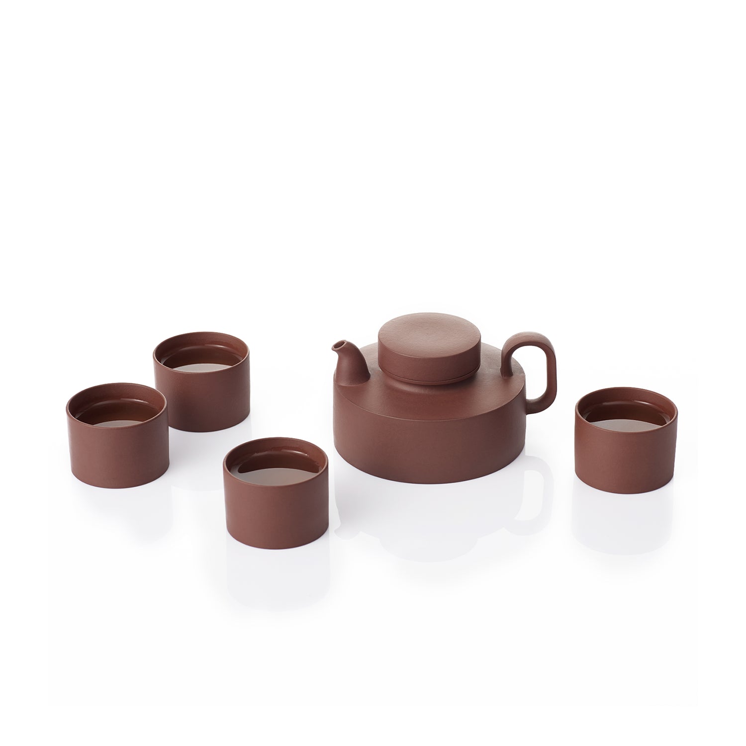 zens zisha tea set with 4 cups