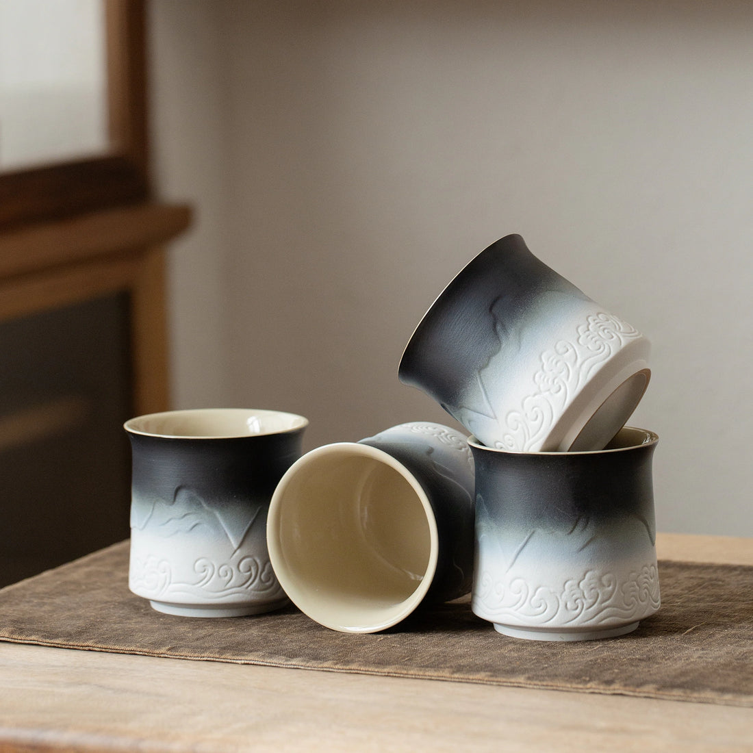 Zen Tea Ritual Set ZENS Japanese Teaware: Ceramic Tea Set for Celebrate Tea Ceremonies ...