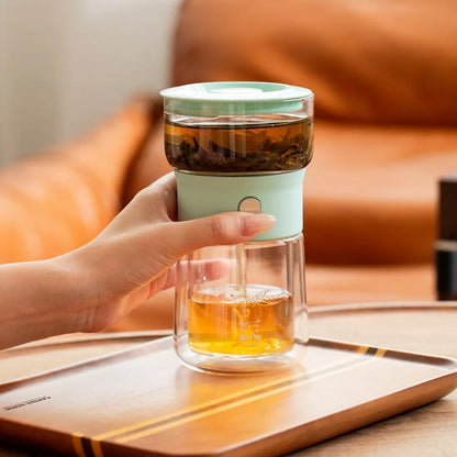 Smart Tea Maker for Loose Tea 6.4 Oz Cup Solo Tea-Time Blue