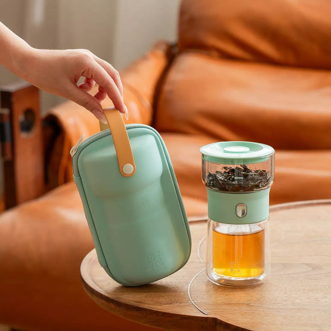 Smart Tea Maker for Loose Tea 6.4 Oz Cup Solo Tea-Time Blue