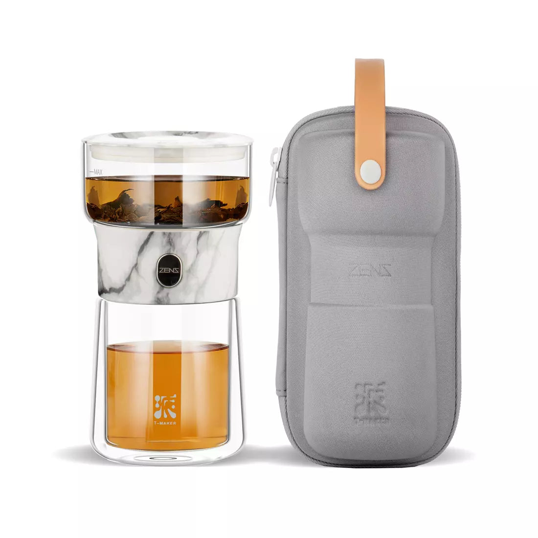 ZENS Portable Tea Maker | Enjoy Loose Leaf Tea by Smart & Lazy Tea Set ...