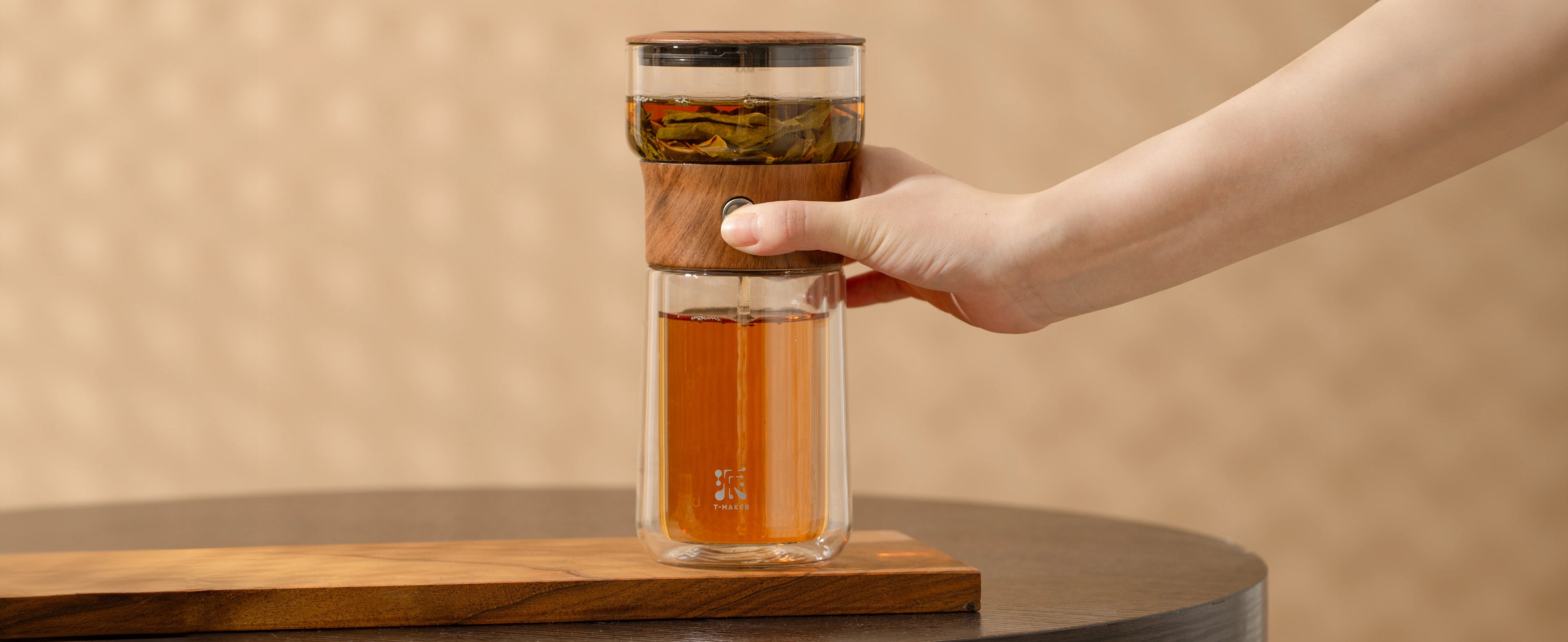 zens portable tea maker for loose tea steeper